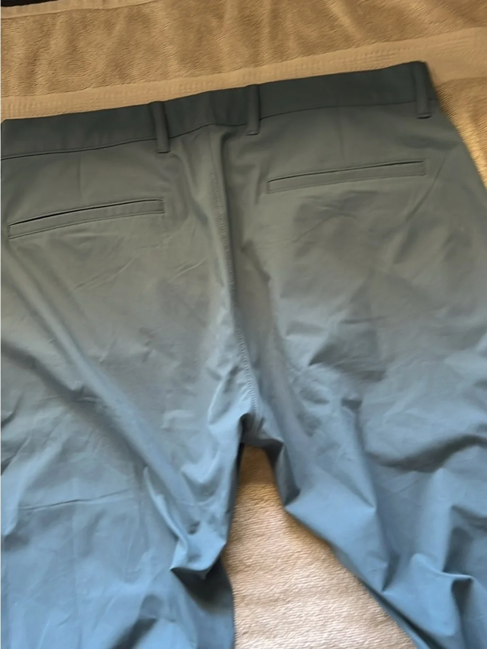 J. Crew Men's Teal-Green Chino Pants